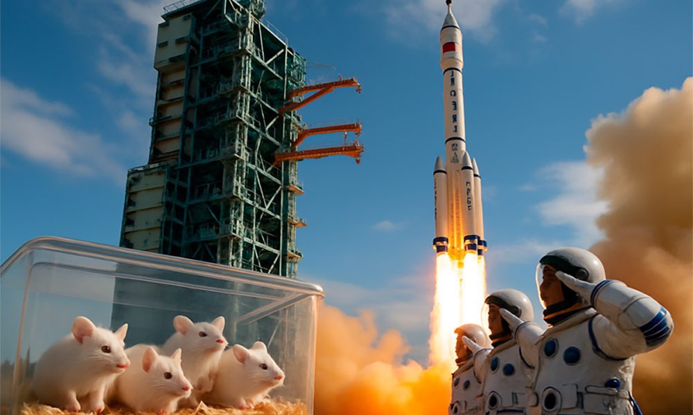 China lanza misión Shenzhou-21 con astronautas y ratones a la estación espacial